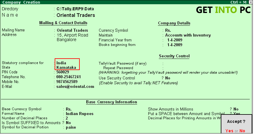 Tally Accounting Free Software Download